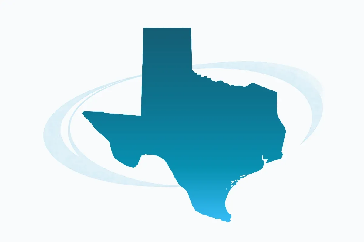 Map of True Tap Water's service area across North, Central and West Texas