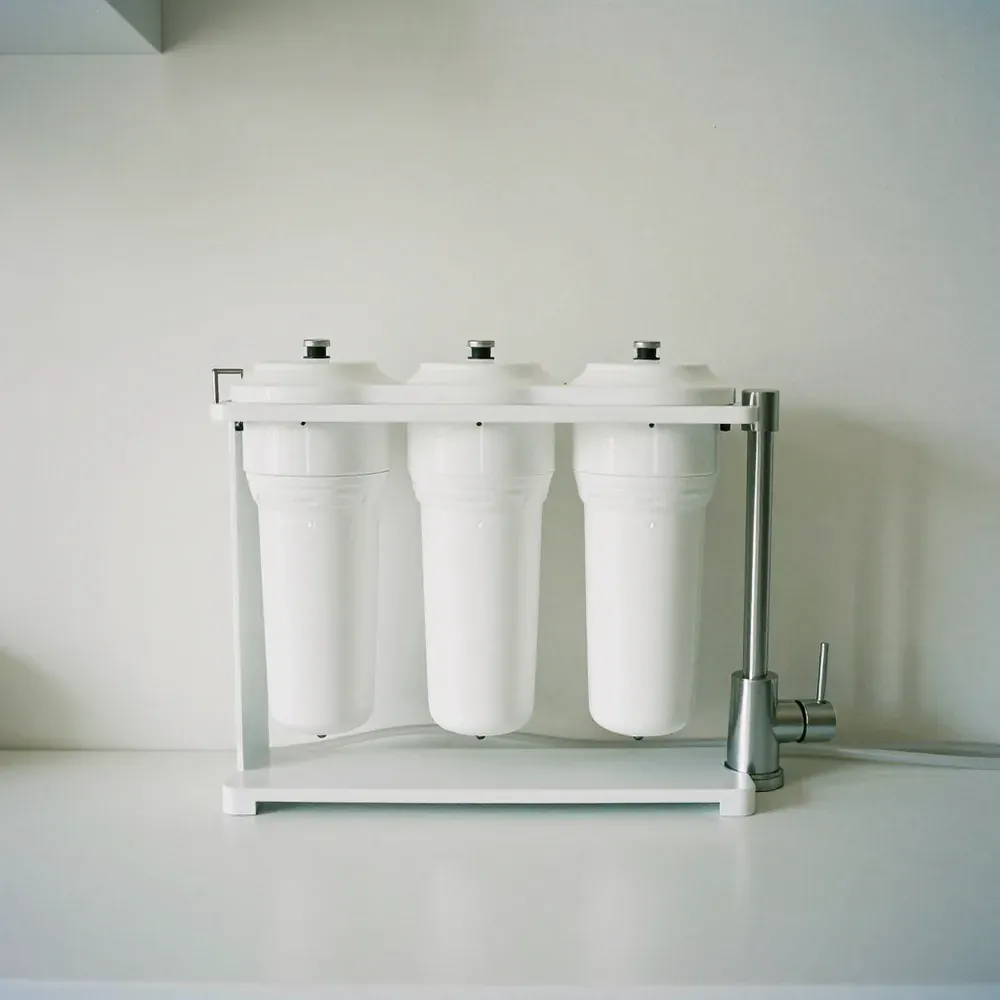 Under-sink alkaline drinking water system