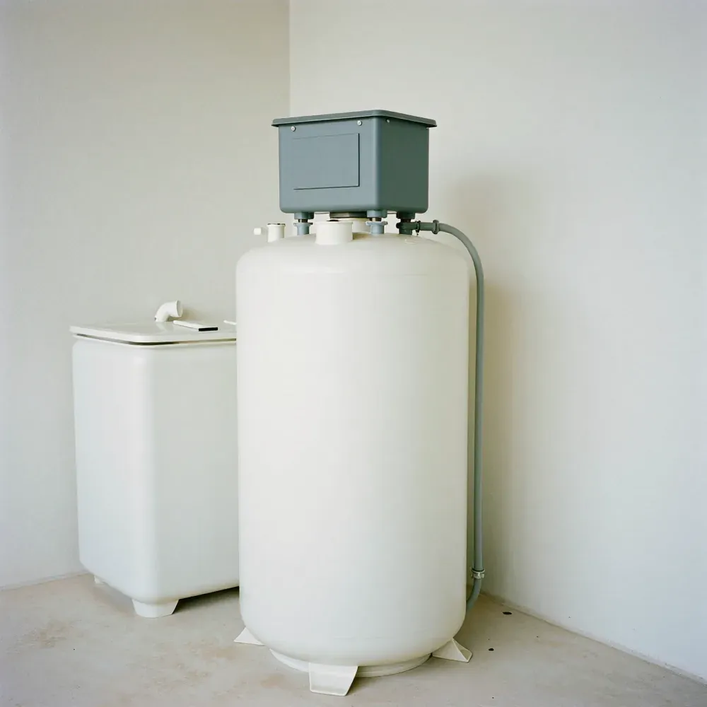 Combined water softener and chlorine filtration unit